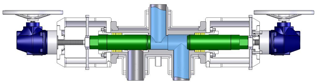 Diverter valve concept Illustration